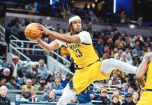 Myles Turner has agreed to a lengthy deal with Milwaukee Bucks just over a week after playing a key role in Indiana Pacers’ runner up finish in the NBA Finals. GETTY IMAGES