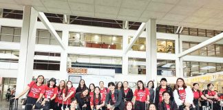 Members of Chery Tiggo Crossovers, led by Passi native Abigail Maraño, arrived in Iloilo City on Thursday evening for the PVL on Tour weekend in Passi City, Iloilo. PHOTO COURTESY OF GAMETIME SPORTS