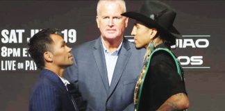 Filipino ring icon Manny Pacquiao is challenging reigning WBC welterweight champion Mario Barrios on Sunday at the MGM Grand Garden Arena in Las Vegas. FACEBOOK PHOTO