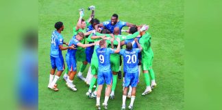 Members of Chelsea Football Club celebrate after ruling the FIFA Club World Cup. PHOTO FROM CHELSEA FC FACEBOOK PAGE