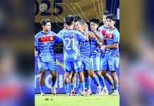 The Philippine U-23 men’s football team secured a historic semis stint in the ASEAN U-23 Mandiri Cup 2025. PHOTO COURTESY OF PFF