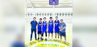 Members of the Bacolod Tay Tung High School Thunderbolts 3x3 team. PHOTO COURTESY OF PETE BARCELONA