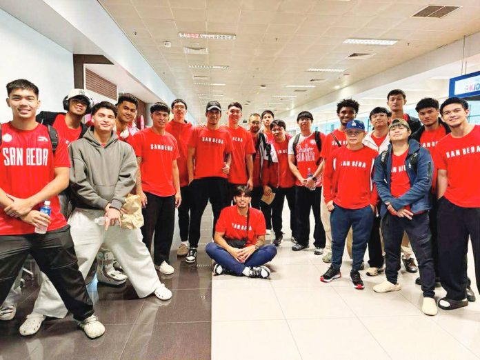 sports_Ateneo_resized San Beda University Red Lions arrived in Iloilo City on Friday ahead of their exhibition game against Ateneo de Manila University Blue Eagles this weekend at the City of Passi Arena in Passi City, Iloilo. PHOTO COURTESY OF GAMETIME SPORTS