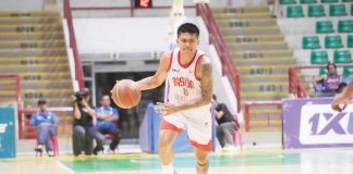 Emman Calo was named Player of the Game as the Viva Portmasters improved to a 9-9 win-loss slate on Monday night, July 14, during their game against Manila Batang Quiapo in the 2025 MPBL Season. MPBL PHOTO
