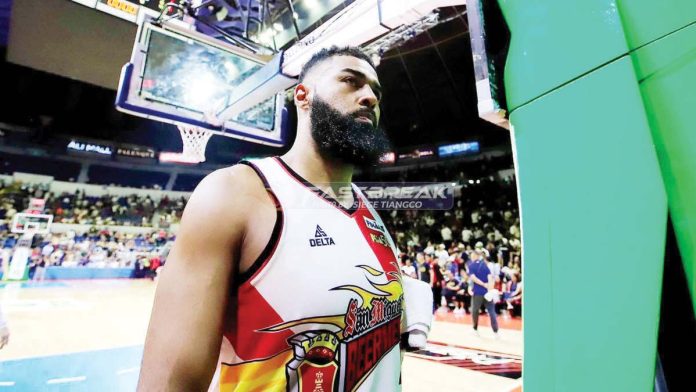 sports_Tautuaa_resized San Miguel Beermen center Moala Tautuaa called his nullified dunk in the endgame as a suck way to lose a championship game. PHOTO COURTESY OF FASTBREAK/SIEGE TIANGCO