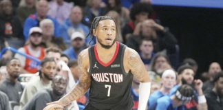 Cam Whitmore has been traded to Washington Wizards from Houston Rockets. AP