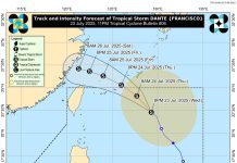 ‘Dante’ threatens widespread rains, floods Photo courtesy of PAGASA