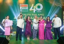 Palawan Group of Companies executives raise a toast to 40 years of shared success, trust, and service excellence.