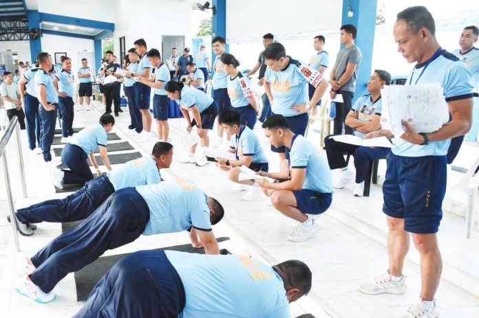 The Police Regional Office 6 (PRO-6) conducted physical fitness test for 26 police colonels on Thursday, August 7, 2025. PRO-6 PHOTO