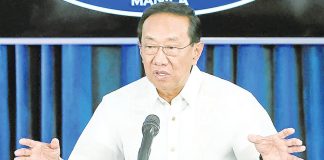 “I think we'll have to file all the necessary cases, sanctions din and let it be a lesson to everybody that we will not allow this kind of thing to happen. I think we have to cleanse up actually the organization kung kailangan,” said Public Works Secretary Manuel Bonoan, referring to those involved in “ghost” or substandard flood control projects.