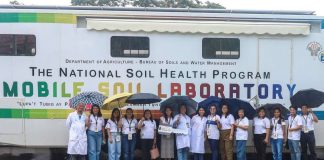 The P42-million Mobile Soil Laboratory is a customized 10-wheeler truck that has state-of-the-art equipment that can conduct 44 chemical, physical, and microbiological soil tests. DA-6 PHOTO