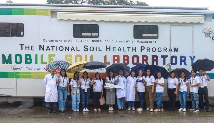 The P42-million Mobile Soil Laboratory is a customized 10-wheeler truck that has state-of-the-art equipment that can conduct 44 chemical, physical, and microbiological soil tests. DA-6 PHOTO
