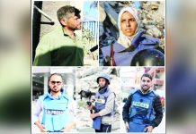 Five int’l journalists among 20 killed in Israeli double strike on hospital The five journalists killed in the strike on Nasser hospital (from top left): Husam al-Masri, Miriam Dagga, Ahmed Abu Aziz, Mohammad Salama, and Moaz Abu Taha. EPA, AP, REUTERS
