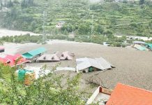 A massive rescue operation is under way to locate around 100 missing people after a mudslide and flash floods triggered by a cloudburst struck a village of Dharali in Uttarakhand state, India on August 5, 2025. GETTY IMAGES