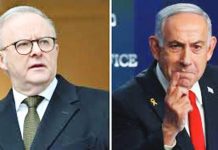 Netanyahu accuses Australian PM of ‘betraying’ Israel ALBANESE, NETANYAHU