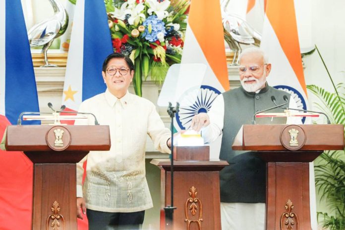 The Philippines’ President Ferdinand Marcos Jr. and India’s Prime Minister Narendra Modi formally elevated bilateral ties through a declaration on the establishment of a Strategic Partnership that further deepens cooperation in areas such as defense, security, trade, science and technology, and tourism. PCO
