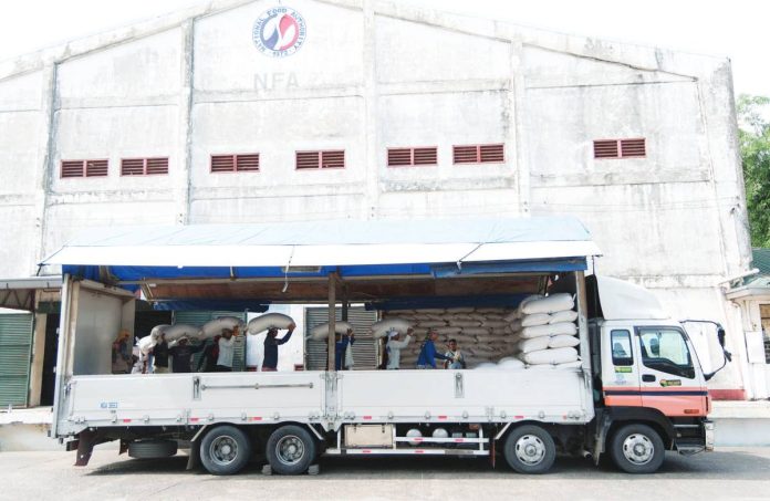 NFA_rice_stocks_copy_resized Government relief agencies will have the first opportunity to buy the aging rice stock from the National Food Authority in September. PHOTO COURTESY OF DA