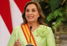 Peru's President Dina Boluarte. REUTERS