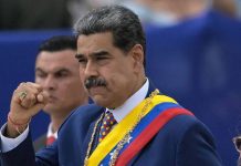 US offers $50m reward for arrest of Venezuelan leader Nicolás Maduro Venezuela’s President Nicolas Maduro pumps his fist during Independence Day celebrations. AFP VIA GETTY IMAGES
