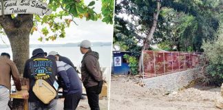 A composite team from the Department of Public Works and Highways central office — composed of the Bureau of Quality and Safety, Bureau of Construction, and Bureau of Design — conducts an inspection of a flood control project in Bo. Obrero, Lapuz, Iloilo City.