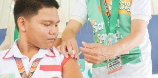 The Department of Health’s ‘Bakuna Eskwela,’ in partnership with the Department of Education, is officially launched in Antique on Monday, August 11. PROVINCE OF ANTIQUE FACEBOOK PHOTO