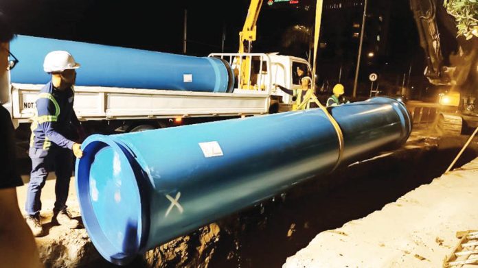 banner_pic_&_caption_resized Metro Pacific Iloilo Water (MPIW) HS Jaro Project uses 1000mm PVCo Pipe imported from Spain. HS Jaro is total pipe replacement project to improve service reliability and reduce non-revenue water in Jaro, Iloilo City.
