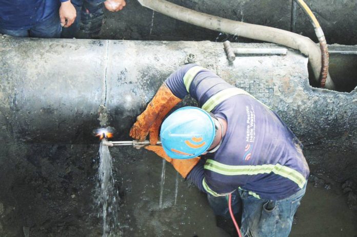 banner_pic_resized Metro Pacific Iloilo Water (MPIW) aims to reduce Non-Revenue Water (NRW) to below 25% by 2029. Currently, MPIW has reduced NRW to 47%, a significant improvement from over 60% in 2019. This reduction is achieved through various strategies including active leak detection, pipe replacement, and the use of advanced technologies like SAHARA mobile leak detection.