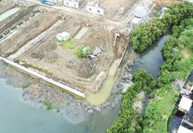 The construction of the 400-meter Revetment Wall in Mansaya Creek is not a ghost project. It was started in 2021 and completed on May 23, 2022.