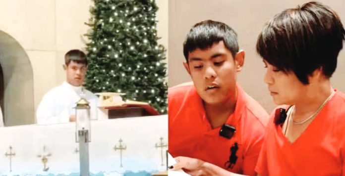 Candy Pangilinan and her son Quentin. PHOTOS: SCREENGRAB FROM YOUTUBE/IVANA ALAWI