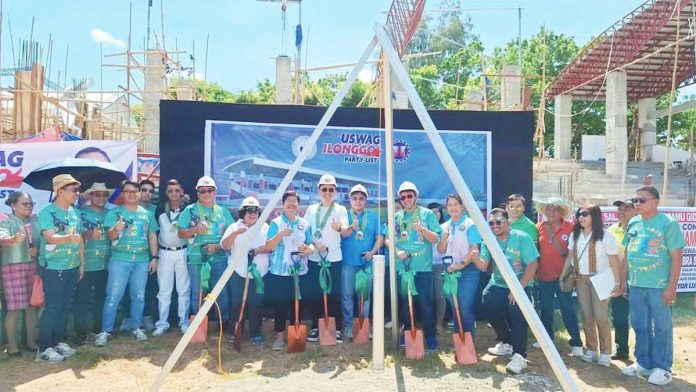 caption2.1_resized The P80-million sports facility in Pavia National High School broke ground last May 2024.