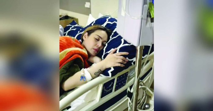 Claudine Barretto gave a glimpse of her recent hospitalization. “Yes, this is what depression looks like. So please don’t judge. We all need more understanding and compassion,” she said in an Instagram post. @CLAUBARRETTO/INSTAGRAM PHOTO