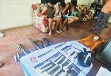 Dingle drug den busted; P5-M ‘shabu’, guns, grenade seized Police arrested five suspects and confiscated around P5,032,000 worth of suspected shabu, firearms, and a grenade following a buy-bust operation at an alleged drug den in Barangay Tinocuan, Dingle, Iloilo on Saturday afternoon, August 23, 2025. IPPO PHOTO