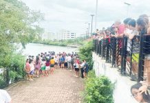 The body of alias “AJ”, 15, who drowned in the Iloilo River in La Paz, Iloilo City was recovered after nearly two hours of searching. He was rushed to the hospital but was declared dead on arrival by the attending physician. DYRI RMN ILOILO PHOTO