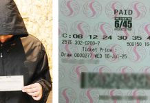 Longtime lotto player claims P21.5-M MegaLotto 6/45 jackpot A private company employee was the lone bettor who won the MegaLotto 6/45 jackpot worth P21,538,656. His ticket’s winning combination was 44-30-12-24-06-35.