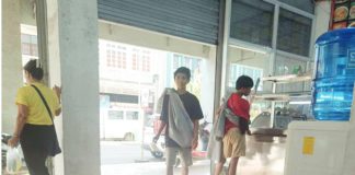 Alleged ‘Badjao’ minors linger inside a refreshment parlor in downtown Iloilo City, one of the areas where residents have reported incidents of harassment and petty theft. The Badjao, a nomadic seafaring people originally from the southern Philippines, are known for their maritime culture but some have migrated to urban areas. Poverty has pushed them to street begging and itinerant livelihoods. PHOTO BY BREE KAELA