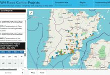 This map from the “Sumbong sa Pangulo” portal shows the locations of over 160 flood control projects across Iloilo City and Province.