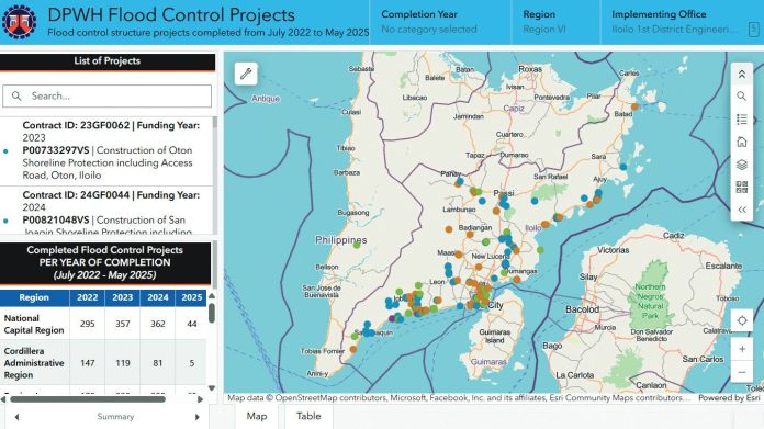 neljoy sumbong copy This map from the “Sumbong sa Pangulo” portal shows the locations of over 160 flood control projects across Iloilo City and Province.