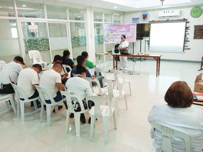 neljoy_lactation_copy_resized Healthcare workers undergo intensive lactation management training at the Ramon Tabiana Memorial District Hospital in Iloilo, focusing on breastfeeding practices and newborn care as part of efforts to improve maternal and child health. PHOTO FROM RAMON TABIANA MEMORIAL DISTRICT HOSPITAL