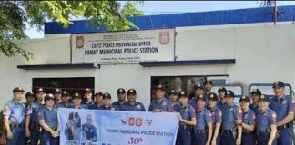 The Panay Municipal Police Station vows to sustain peace and order after accomplishing successful operations from January to August 2025. PHOTO COURTESY OF BOMBO RADYO ROXAS