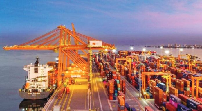 Filipino exporters sold $7.34 billion worth of goods in July 2025, representing a 17.3-percent growth from a year earlier. Photo shows berths 6 and 7 of the Manila International Container Terminal. PHOTO COURTESY OF PHILIPPINE PORTS AUTHORITY WEBSITE