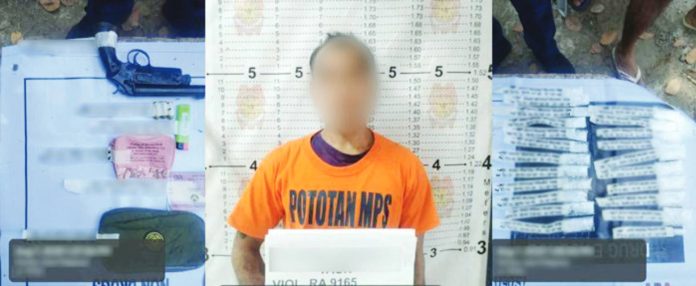 pototan buy-bust A total of 22 plastic sachets of suspected shabu valued at around P1,564,000, a homemade caliber .45 pistol, and three rounds of caliber .45 live ammunition were confiscated from alias “Joe” in a buy-bust operation on August 7, 2025 in Barangay Dapitan, Pototan, Iloilo. IPPO PHOTOS