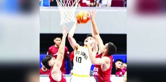 Former University of Santo Tomas Growling Tigers forward Aldave Canoy is among the nine Western Visayas-based players in the PBA Season 50 Rookie Draft. UAAP FILE PHOTO