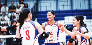 Alas Pilipinas national women’s volleyball team claim their third consecutive bronze medal in SEA V.League. SAVA PHOTO