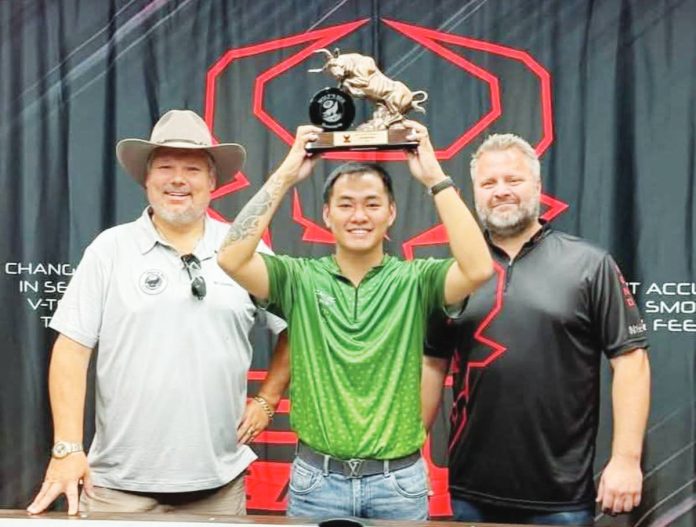 Johann Chua receives his Battle of the Bull trophy. PHOTO FROM JOHANN CHUA'S FACEBOOK PAGE