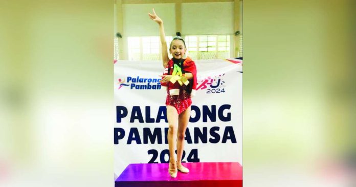 sports Negrense_superimposed Sheena Jillianne Chua Ty credited her coaches and loved ones for the victory that cemented her as one of the brightest young hopes in Philippine gymnastics. CONTRIBUTED PHOTO