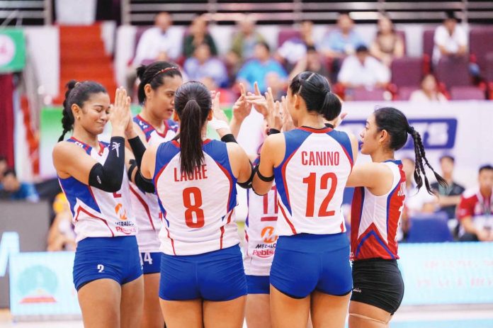 Alas Pilipinas Women claims their third SEA V.League bronze medal. SAVA PHOTO