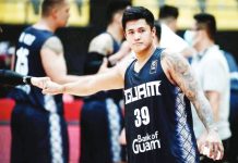 Jericho Cruz was instrumental in giving Guam its first-ever win in the FIBA Asia Cup in Jeddah, Saudi Arabia. FIBA PHOTO