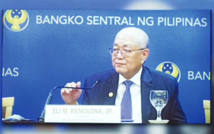 BSP probe copy The Bangko Sentral ng Pilipinas (BSP) issued a circular limiting the value of large cash transactions to P500,000 per banking day. "We want to make it more difficult for the contractors, for the guys involved in this flood control mess to be able to take money out of the banks," said BSP Governor Eli M. Remolona Jr. PNA FILE PHOTO