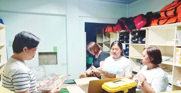 To prepare for the Severe Tropical Storm “Opong”, the Capiz Provincial Health Office led by Dr. Alex Nolasco, conducted an inventory of essential health commodities and medicines to ensure that vulnerable populations can access vital resources once the storm hits. CPHO PHOTO