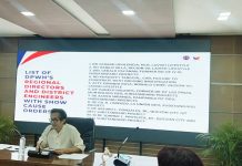 Public Works Secretary Vince Dizon speaks during a press conference on Wednesday, Sept. 24, 2025. He says he will ask for a freeze on vehicle registrations of 26 officials of the Department of Public Works and Highways and contractors tied to irregularities in flood control projects. DIANNE SAMPANG / INQUIRER.NET
